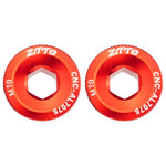2pcs Parafusos para Tampa de Pedal de Liga de Alumínio para Bicicleta ZTTO, Parafusos para Pedal de Bicicleta de Montanha, M18 Preto, M18 Vermelho, M18 Azul, M19 Preto, M19 Vermelho, M19 Azul, M20 Preto, M20 Vermelho, M20 Azul