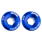 2pcs Parafusos para Tampa de Pedal de Liga de Alumínio para Bicicleta ZTTO, Parafusos para Pedal de Bicicleta de Montanha, M18 Preto, M18 Vermelho, M18 Azul, M19 Preto, M19 Vermelho, M19 Azul, M20 Preto, M20 Vermelho, M20 Azul