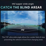 Anytek T2 PRO Gravador Oculto para Carro com Visão Noturna HD 2K de 3.0 Polegadas, Gravação Dupla Frontal e Traseira, T2 PRO