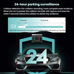 Anytek T2 PRO Gravador Oculto para Carro com Visão Noturna HD 2K de 3.0 Polegadas, Gravação Dupla Frontal e Traseira, T2 PRO