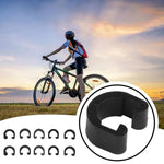 50 Peças de Grampos Plásticos em C para Cabo de Mudança e Travão de Bicicleta de Montanha ZTTO