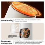 Aquecedor Portátil Sem Fios para Biberão de Bebé 400ml com Temperatura Ajustável, Termo de Viagem, Carregamento Rápido Tipo-C, CT01 10000 mAh, CT01 18000 mAh