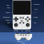 Consola de Jogos Portátil Arcade GBA/FC de Código Aberto, 64G, 128G