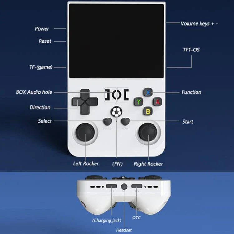 Consola de Jogos Portátil Arcade GBA/FC de Código Aberto, 64G, 128G