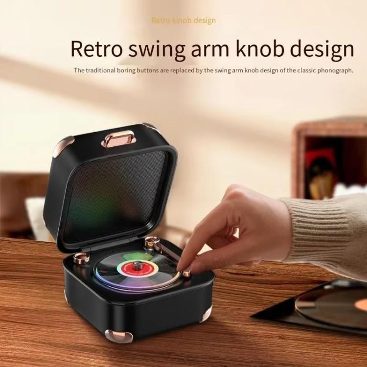 Coluna Bluetooth Retro Gramofone Mini Colorida AVWOO A17