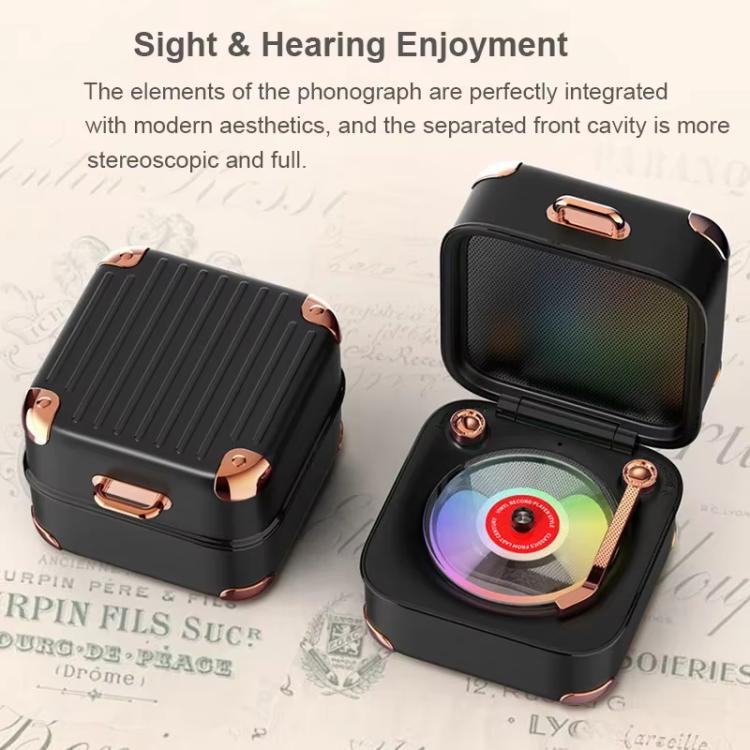 Coluna Bluetooth Retro Gramofone Mini Colorida AVWOO A17