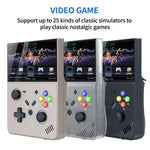 Consola de Jogos Portátil R43 Pro com Ecrã 4.3 polegadas 4K HD, Preto Translúcido 64G, Cinzento 64G, Preto Translúcido 128G, Cinzento 128G