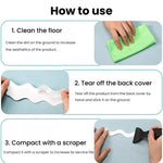 12pcs /Pack Autocolantes PEVA Auto-adesivos Luminosos Antiderrapantes para Casa de Banho, Escadas, Piso, Tira 2x20cm, Tira 2x38cm, Forma S 1.3x18cm, Redondo 8cm, Redondo 10cm, Flor 8cm, Flor 10cm, Concha