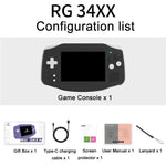 ANBERNIC RG 34XX Consola de Jogos Portátil Clássica Retro Sem Fios WIFI Jogador de Vídeo, Standard 32G-Sem Jogo, Standard + 64G, Standard + 128G, Standard + 256G