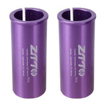 2pcs ZTTO Capa Redutora de Conversão para Canote de Selim de Bicicleta, 25,4-27,2mm 001, 27,2-28,6mm 003, 27,2-30,4mm 004, 27,2-30,8mm 005, 27,2-31,6mm 006, 27,2-33,9mm 007, 31,8-34,9mm 008, 30,9-31,6mm 009, 25,4-30,9mm 010, 25,4-31,6mm 011, 27,2-30mm 012