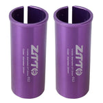 2pcs ZTTO Capa Redutora de Conversão para Canote de Selim de Bicicleta, 25,4-27,2mm 001, 27,2-28,6mm 003, 27,2-30,4mm 004, 27,2-30,8mm 005, 27,2-31,6mm 006, 27,2-33,9mm 007, 31,8-34,9mm 008, 30,9-31,6mm 009, 25,4-30,9mm 010, 25,4-31,6mm 011, 27,2-30mm 012