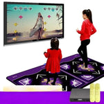 Tapete de Dança Sem Fios para TV com Duplo Jogador e Sensor de Movimento com Porta HDMI e Cartão de Memória de 16GB, 040