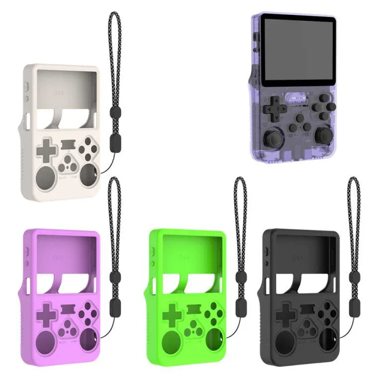 Capa Protetora de Silicone à Prova de Poeira para Consolas de Jogos Portáteis ANBERNIC R36S