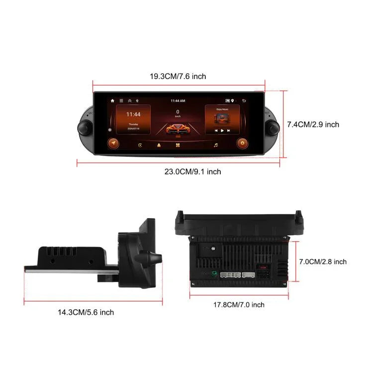 Para Volkswagen Beetle 2002-2010 Ecrã Horizontal de 6,86 polegadas Android Player para Carro, Standard, Standard+AHD+Microfone