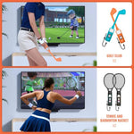 JYS NS2281 Para Nintendo Switch 2 Kit Desportivo 9 Em 1 para Jogos com Acessórios de Pegada Esquerda e Direita