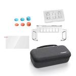 DOBE TNS-5112 Para Switch 2 10 Em 1 Bolsa de Armazenamento para Host + Caixa de Cristal + Filme Temperado + Conjunto de Proteção para Botões Analógicos