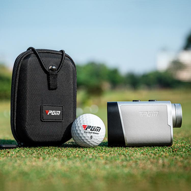 Medidor de Distância de Bolso de Golfe Mini Magnético Compensado para Inclinação PGM JQ018 1200 Jardas