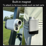 Medidor de Distância de Bolso de Golfe Mini Magnético Compensado para Inclinação PGM JQ018 1200 Jardas