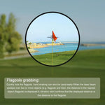 Medidor de Distância de Bolso de Golfe Mini Magnético Compensado para Inclinação PGM JQ018 1200 Jardas