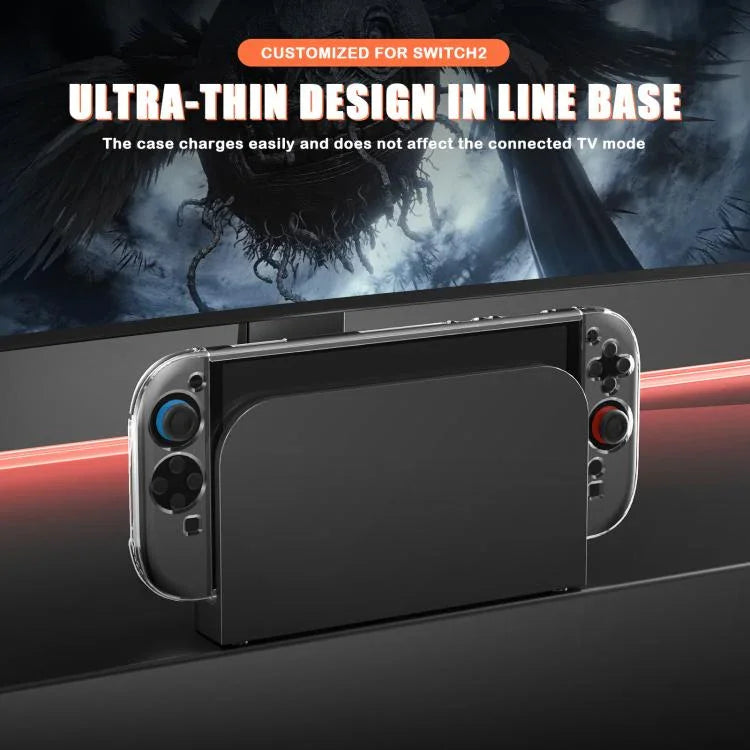 Para Nintendo Switch 2 Capa de Cristal para Gamepad Dividido, Capa Protetora Transparente