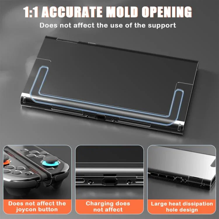 Para Nintendo Switch 2 Capa de Cristal para Gamepad Dividido, Capa Protetora Transparente