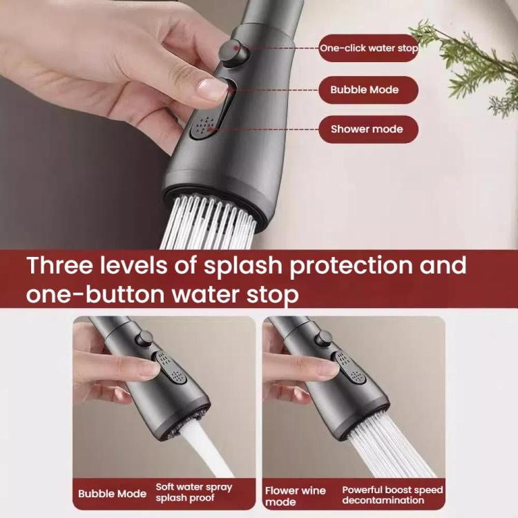 Extensor Universal para Torneira de Cozinha, Conector de Pia com Bico Giratório e Protetor Anti-Respingo