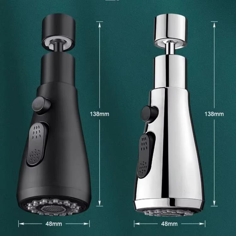 Extensor Universal para Torneira de Cozinha, Conector de Pia com Bico Giratório e Protetor Anti-Respingo
