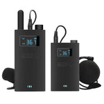 Microfone Explicador Sem Fios 2.4G para Conferências e Guias, Transmissor YWI22, Recetor YWI22