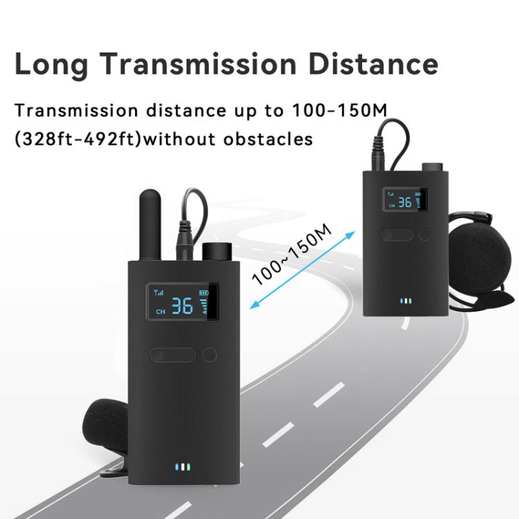 Microfone Explicador Sem Fios 2.4G para Conferências e Guias, Transmissor YWI22, Recetor YWI22