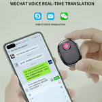 Mini Tradutor Multilíngue Tradução de Voz para Texto em Tempo Real para Viagens, Negócios e Chat Instantâneo, Versão Básica, Versão Atualizada
