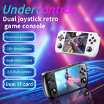 Consola de Jogos Retro PSP com Ecrã IPS HD de 3,5 Polegadas, Sistema Linux, Consola Portátil de Vídeo GBA, 64G, 128G