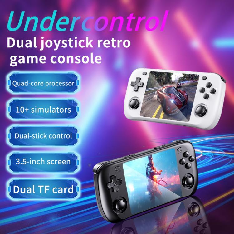 Consola de Jogos Retro PSP com Ecrã IPS HD de 3,5 Polegadas, Sistema Linux, Consola Portátil de Vídeo GBA, 64G, 128G