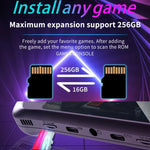 Consola de Jogos Retro PSP com Ecrã IPS HD de 3,5 Polegadas, Sistema Linux, Consola Portátil de Vídeo GBA, 64G, 128G