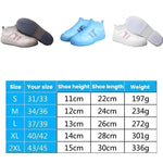 Cobre-Sapatos Impermeáveis para Exterior, Antiderrapantes, Grossos e Resistentes ao Desgaste, S 31-33, M 34-36, L 37-39, XL 40-42, XXL 43-45