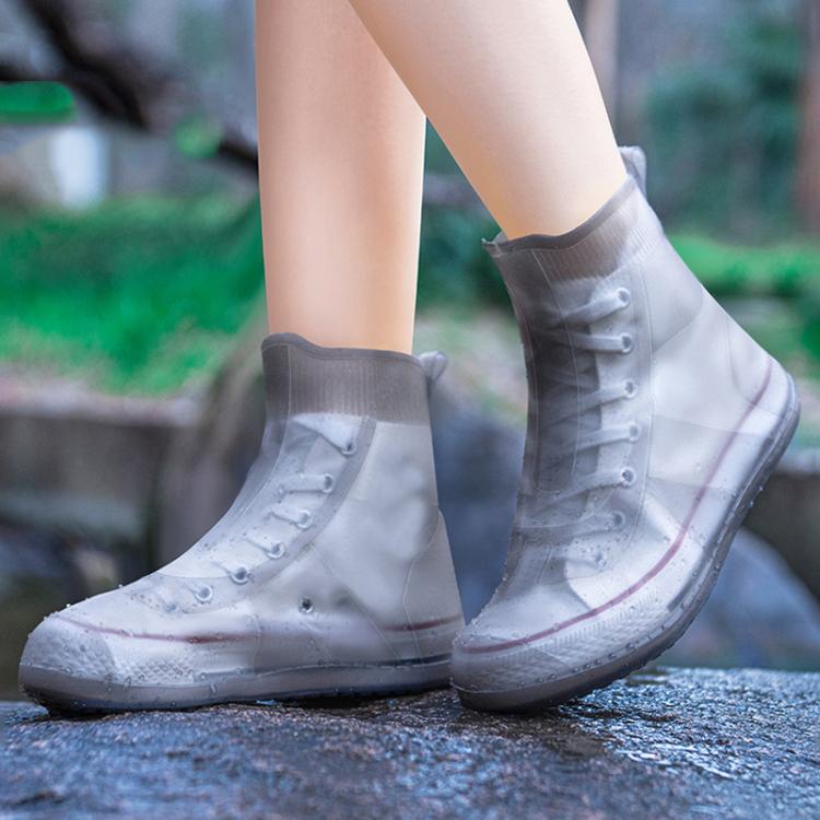 Cobre-Sapatos de Silicone Impermeável, Grosso e Resistente ao Desgaste, S 31-33, M 34-36, L 37-39, XL 40-42, XXL 43-45