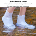 Cobre-Sapatos de Silicone Impermeável, Grosso e Resistente ao Desgaste, S 31-33, M 34-36, L 37-39, XL 40-42, XXL 43-45