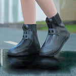 Cobre-Sapatos para Exterior Grossos, Resistentes ao Desgaste e à Chuva, de Cano Médio 18cm, M 34-36, L 37-39, XL 40-42, XXL 43-45, XXXL 46-