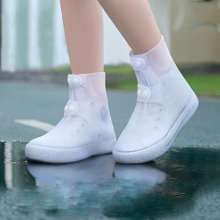 Cobre-Sapatos para Exterior Grossos, Resistentes ao Desgaste e à Chuva, de Cano Médio 18cm, M 34-36, L 37-39, XL 40-42, XXL 43-45, XXXL 46-