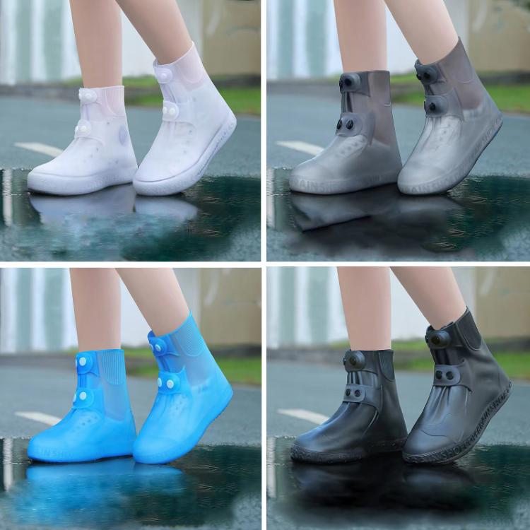 Cobre-Sapatos para Exterior Grossos, Resistentes ao Desgaste e à Chuva, de Cano Médio 18cm, M 34-36, L 37-39, XL 40-42, XXL 43-45, XXXL 46-