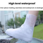 Cobre-Sapatos para Exterior Grossos, Resistentes ao Desgaste e à Chuva, de Cano Médio 18cm, M 34-36, L 37-39, XL 40-42, XXL 43-45, XXXL 46-