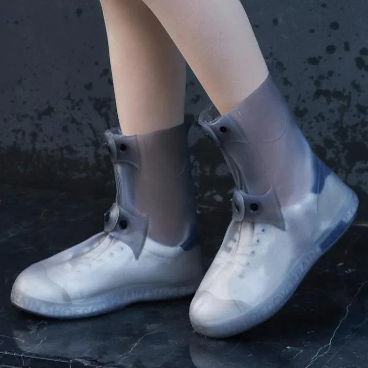 Cobre-Sapatos para Exterior Grossos, Resistentes ao Desgaste e à Chuva, de Cano Alto 25cm, M 34-36, L 37-39, XL 40-42, XXL 43-45, XXXL 45-46
