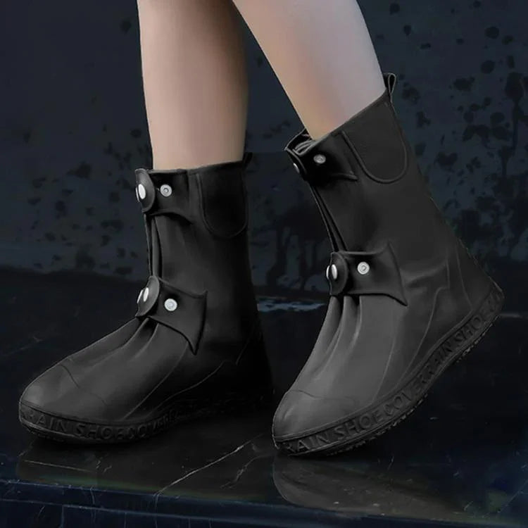 Cobre-Sapatos para Exterior Grossos, Resistentes ao Desgaste e à Chuva, de Cano Alto 25cm, M 34-36, L 37-39, XL 40-42, XXL 43-45, XXXL 45-46
