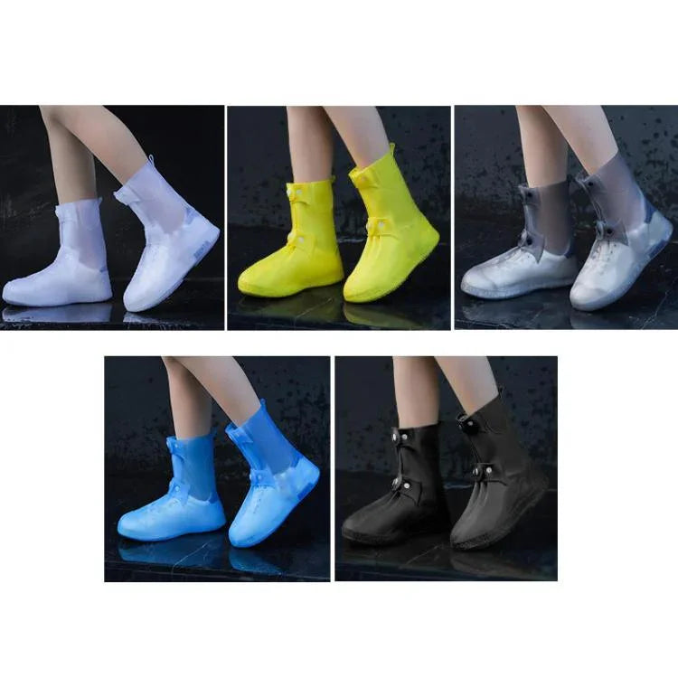 Cobre-Sapatos para Exterior Grossos, Resistentes ao Desgaste e à Chuva, de Cano Alto 25cm, M 34-36, L 37-39, XL 40-42, XXL 43-45, XXXL 45-46