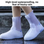 Cobre-Sapatos para Exterior Grossos, Resistentes ao Desgaste e à Chuva, de Cano Alto 25cm, M 34-36, L 37-39, XL 40-42, XXL 43-45, XXXL 45-46