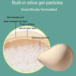 Próteses Mamárias Naturais de Látex Pós-operatório Implantes Mamários de Silicone com Pellets Ultra-leves Respirável e Anti-bacteriano, S, M, L