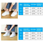 Cobre-Sapatos Descartáveis Impermeáveis em PVC para Exterior, Cano Baixo Branco, Cano Médio Branco