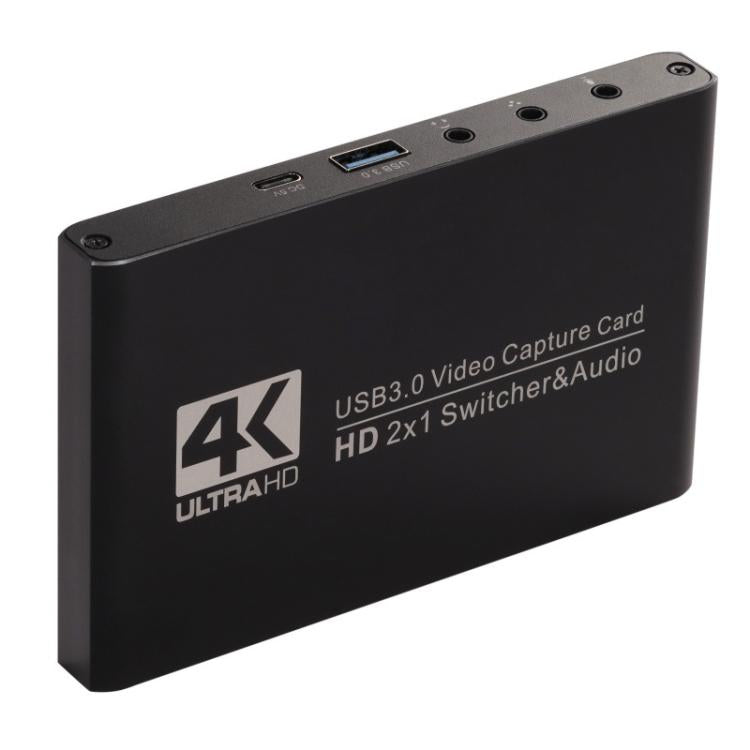 USB 3.0 HD Video Capture Card 4K Camera Computer Game Live Recording Box