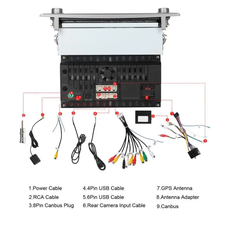 Para Alfa Romeo MITO 2008-2016 Ecrã Horizontal de 7 polegadas Android 15 Carplay Máquina Integrada de Controlo Central do Carro, 4+64G, 2+64G
