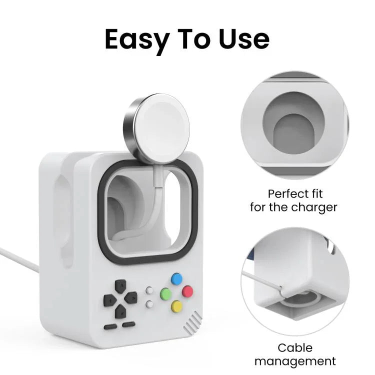 Base de Carregamento Mini em Silicone AhaStyle DD05 para Apple Watch, Sem Carregador