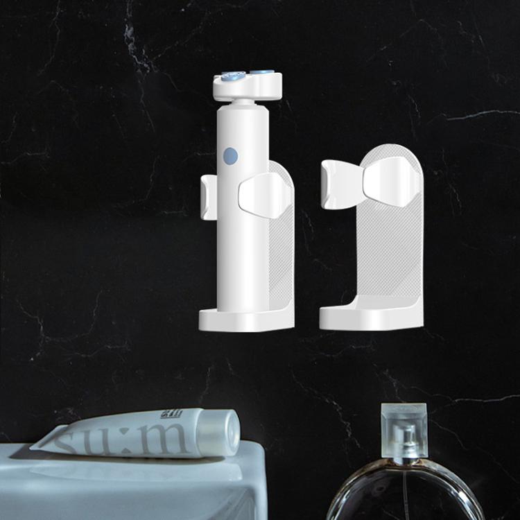 3 Peças / Pacote Suporte Adesivo para Organizador de Aparelhos de Barbear Elétricos e Ferramentas de Beleza Design Semi-aberto para Acesso Fácil